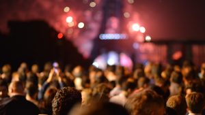 Nouvel an 2022 Paris: le feu d'artifices 